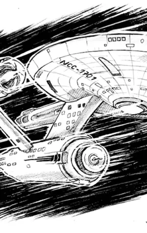 USS Enterprise NCC-1701 рисунок