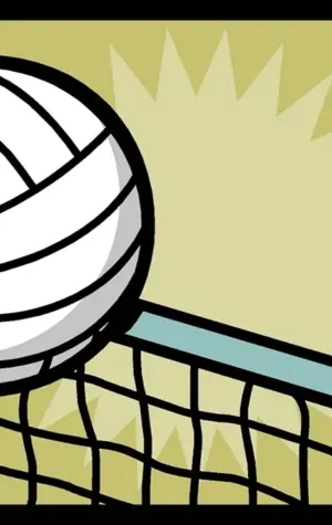 Волейбол сетка мяч