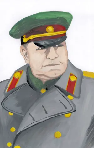 Жуков рисунок полководец