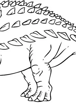 Динозавр раскраска Анкело