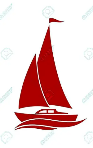 Кораблик с красными парусами для детей