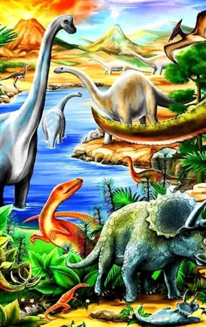Пазл Larsen fh31 динозавры