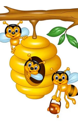 Пчелки улей дерево