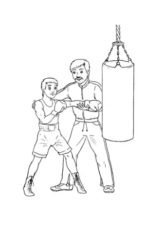 Раскраска бокс