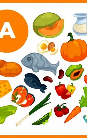 Раскраски для детей витамины в продуктах